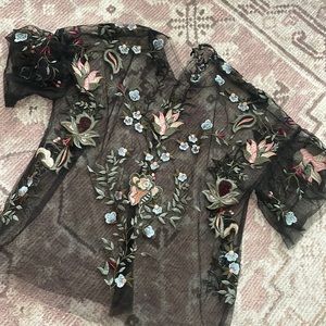 Gorgeous sheer floral top